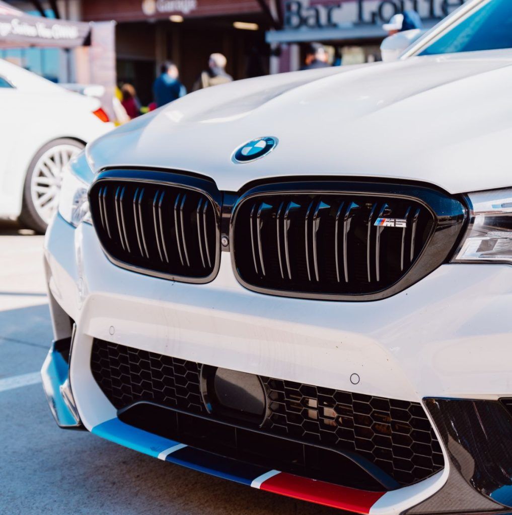 Front bumper of a BMW - Toyota & BMW Mots in Torbay
